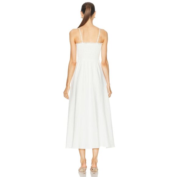 LoveShackFancy Linella Dress Antique White - Picture 6 of 7
